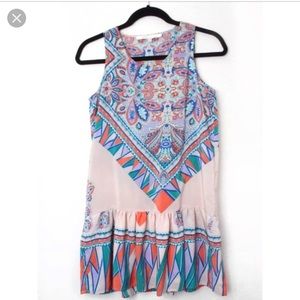 Lovers and Friends Paisley Drop Waist Dress